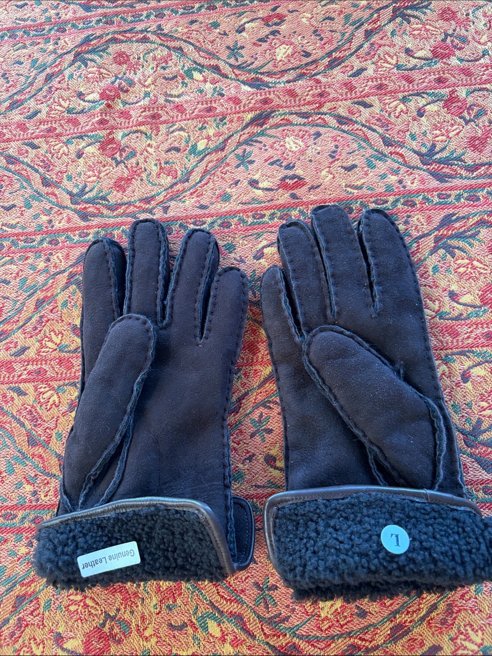 Overland Sheepskin lined women’s gloves - Picture 3 of 3